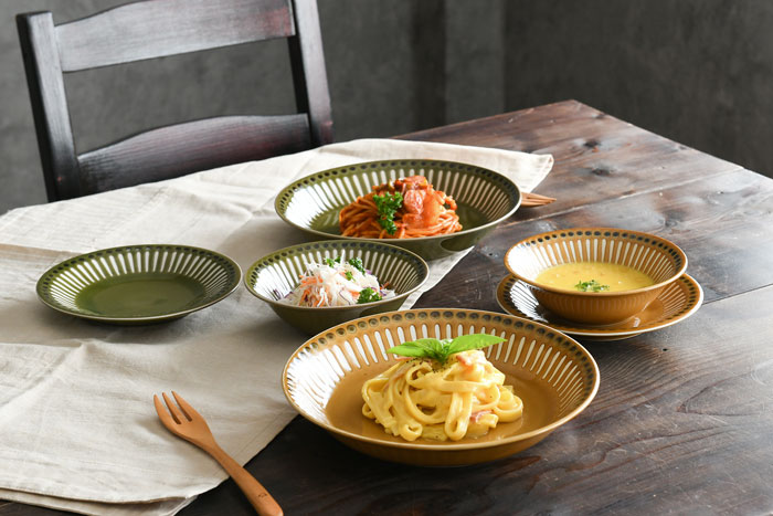 楽天市場】食器セット 二人 ペア エンボス十草 2人用セット アメ