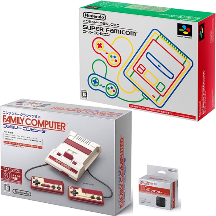 楽天市場】【新品】ACアダプター付！ニンテンドークラシックミニ