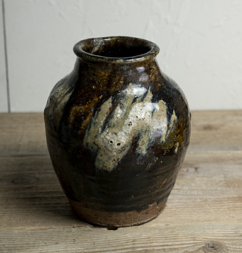 楽天市場】骨董○古唐津流し掛け壺○ | 江戸初期-17世紀頃 | 時代箱付