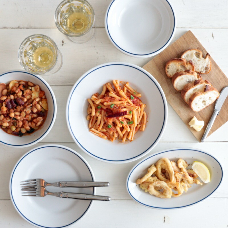 楽天市場】新商品 サタルニア チボリ ブルーライン デザートプレート