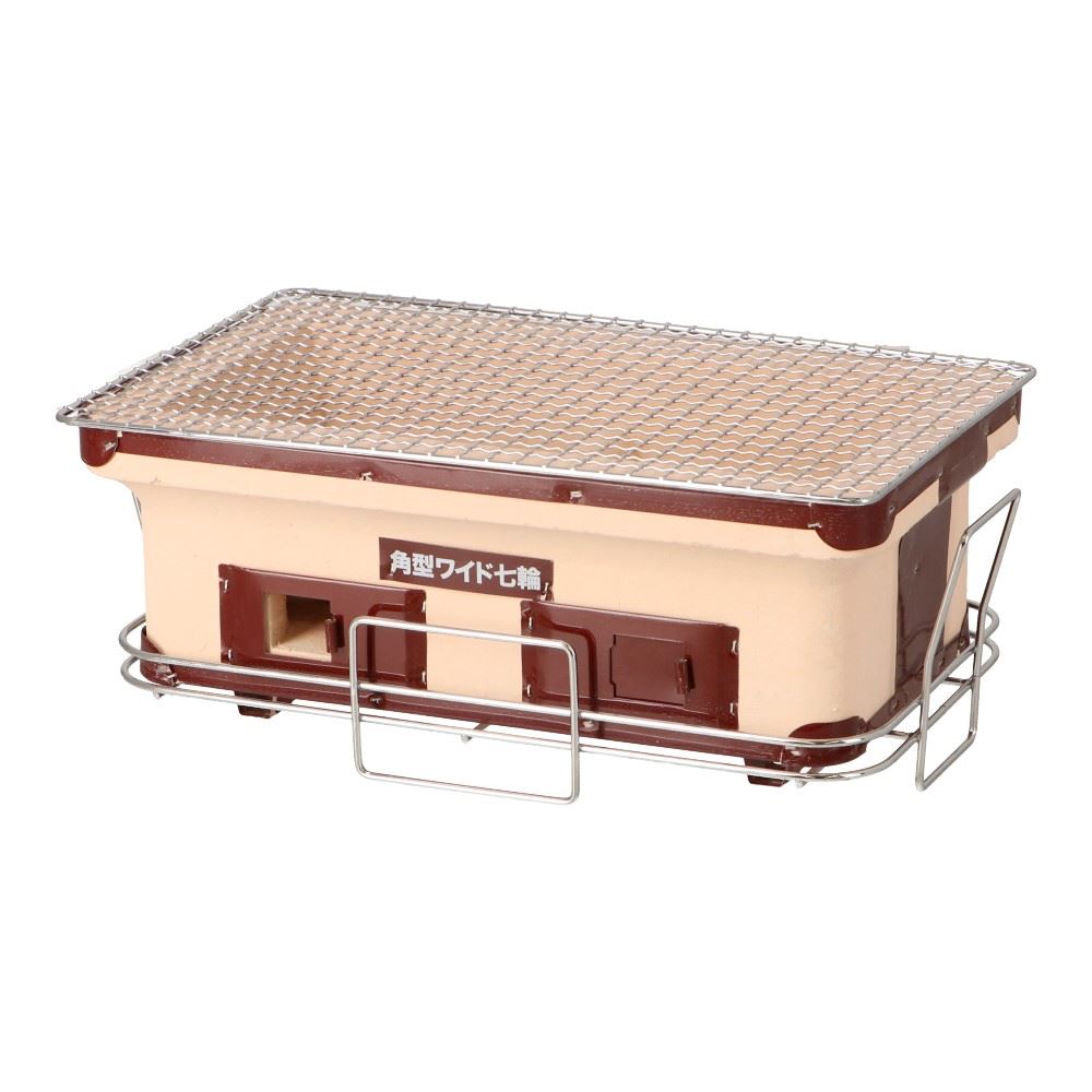 楽天市場】【楽天スーパーSALE】七輪 しちりん 長角七輪 炭火 コンロ