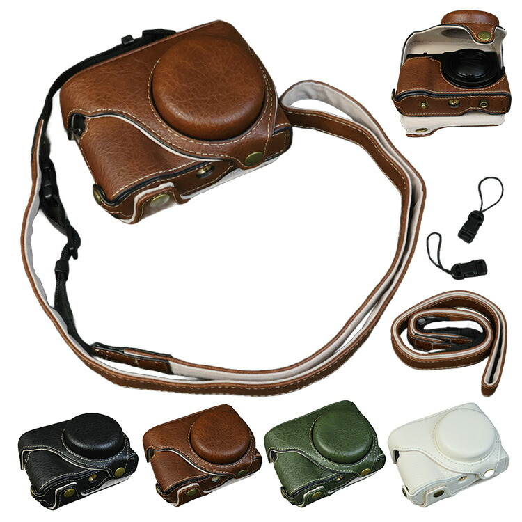 楽天市場】LUMIX DC-TZ99 ケース ZS99 カメラケース PUレザーハーフ