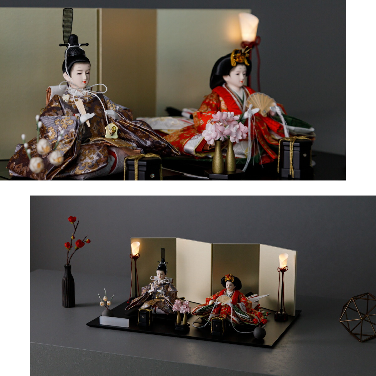 楽天市場】【SS先着クーポン＆3/5P最大17倍】 雛人形 おしゃれ モダン