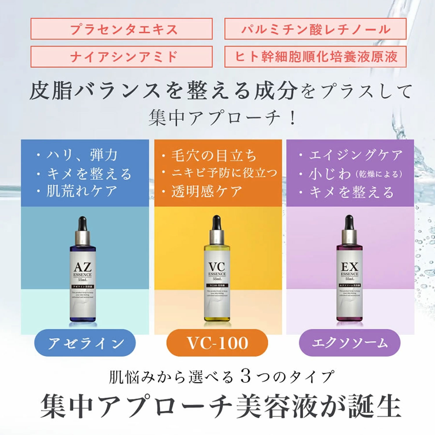楽天市場】アゼライン酸 濃密 美容液 55ml ナイアシンアミド ヒト