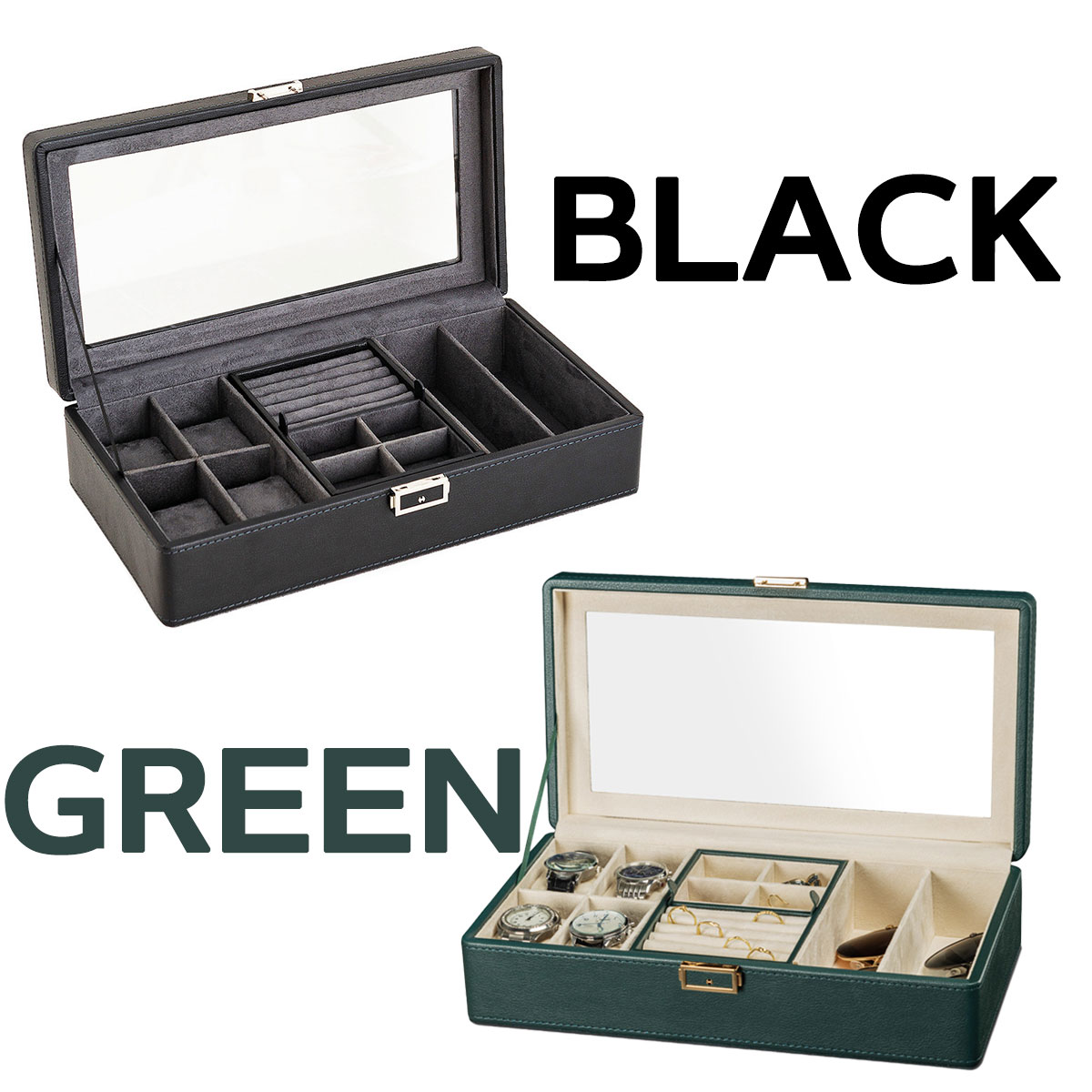 楽天市場】コレクションケース メガネケース ジュエリーボックス