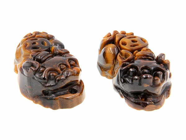 楽天市場】パワーストーン ヒキュウ 貔貅 ペア 雌雄 セット タイガー