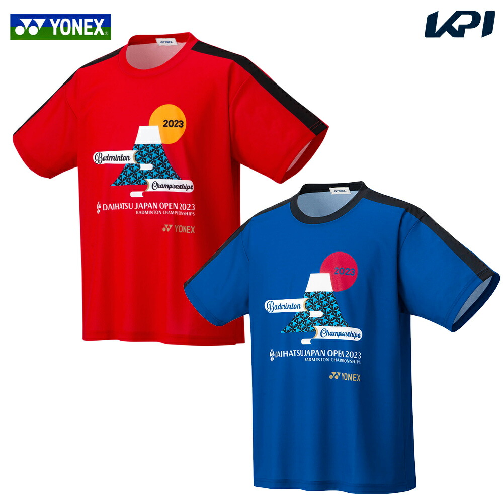 YONEXバドミントンセット（赤ショートパンツ×2・青Tシャツ・黒Tシャツ