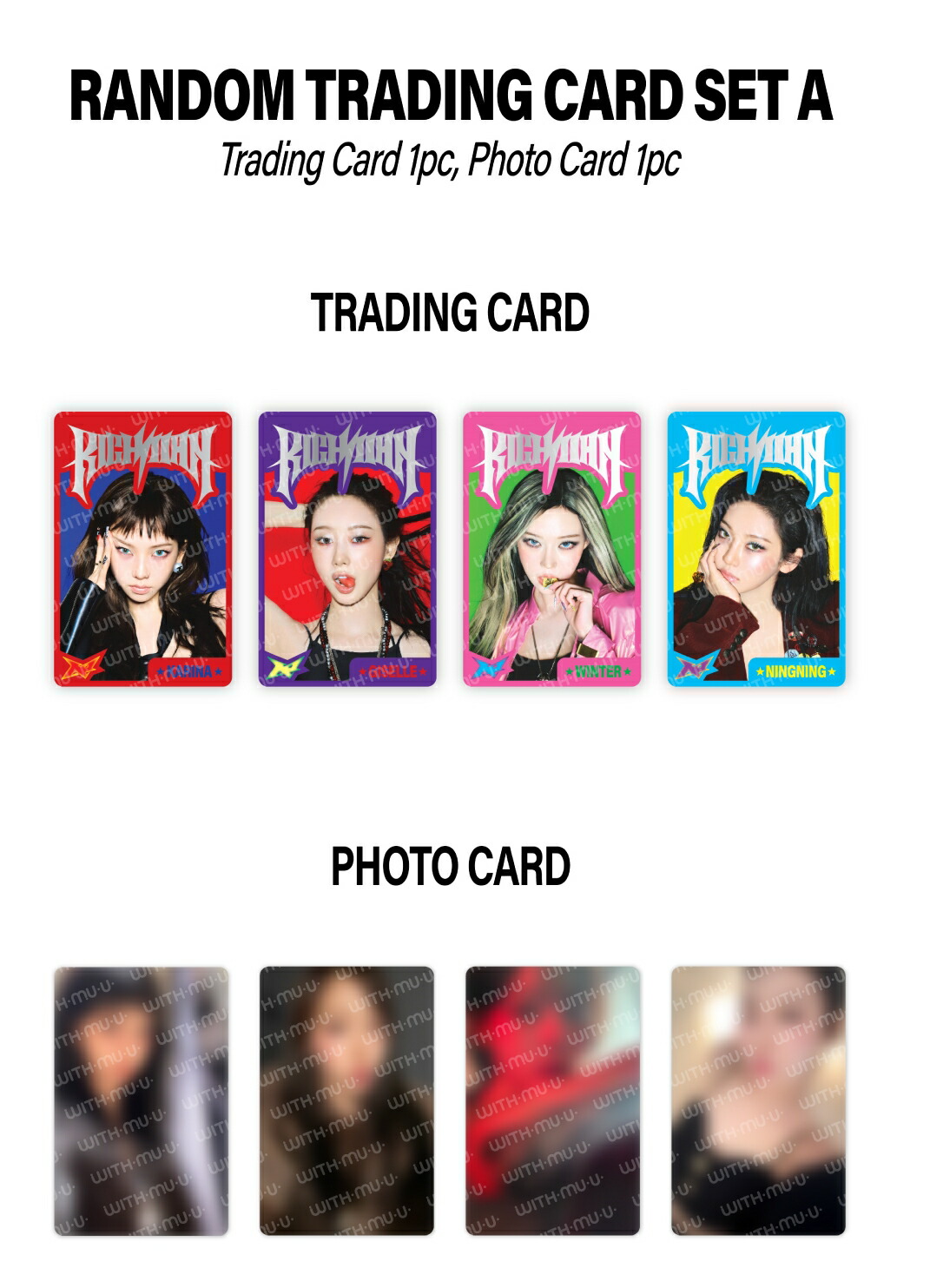 楽天市場】aespa -RANDOM TRADING CARD SET / 2025 Week [Rich Man