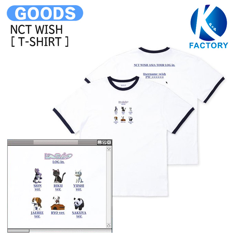 楽天市場】NCT WISH [ T-SHIRT ] 2025 ASIA TOUR LOG in SEOUL MD / T