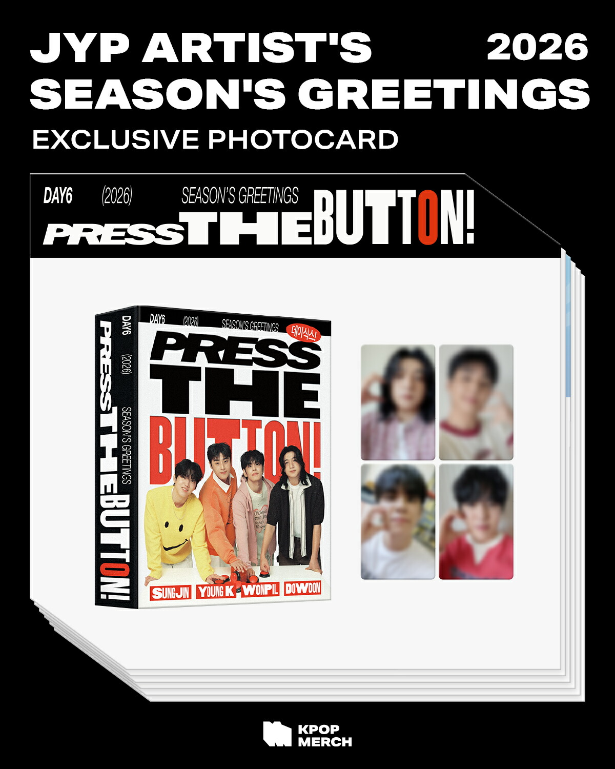 楽天市場】【ONLINE特典付】 DAY6 PRESS THE BUTTON 2026 SEASON