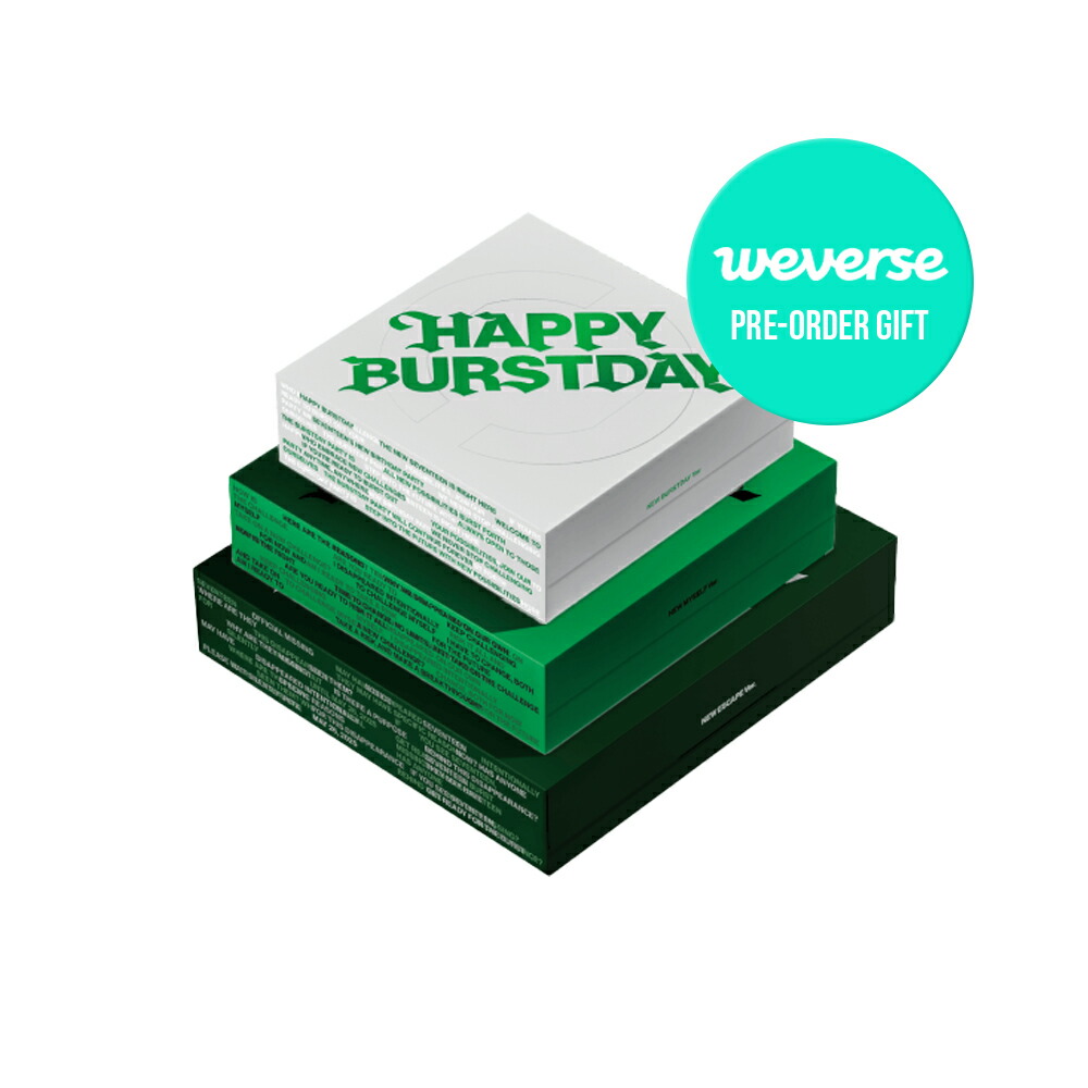 楽天市場】【WEVERSE特典選択】 SEVENTEEN - HAPPY BURSTDAY / 3種選択