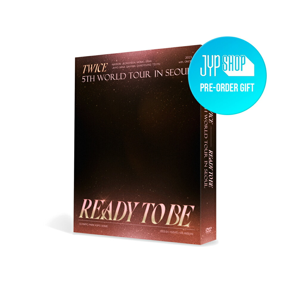 楽天市場】【JYP 特典選択】 TWICE 5TH WORLD TOUR [READY TO BE] IN