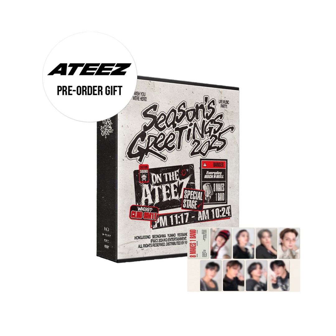 ATEEZ シーグリ 2023 トレカ付き ATEEZ 2023 SEASON'S GREETINGS 販売