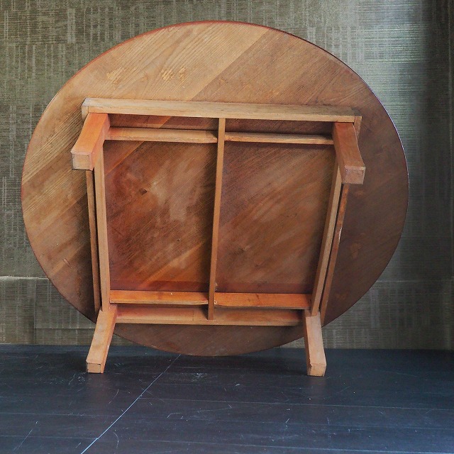 楽天市場】特大ちゃぶ台 径107cm 0001 古民家 古民具 テーブル 昭和