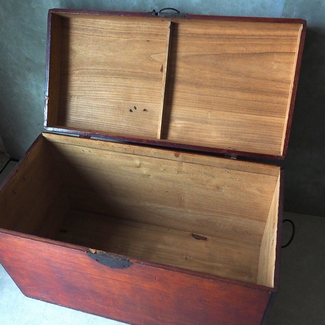 楽天市場】長持ち 木製収納箱 0005タンス 収納 書籍箱 木製古道具 古民
