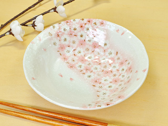 楽天市場】桜流し小鉢 14cm サラダ デザート 惣菜 春食器 和食器