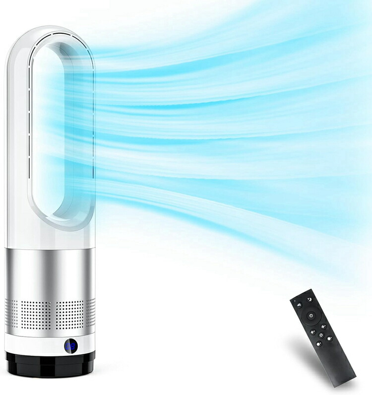 楽天市場】扇風機 タワーファン 羽根なし 100°自動首振り 8段階風量