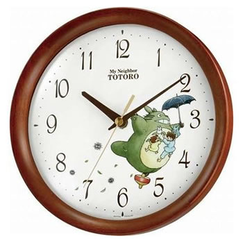 リズム となりのトトロ M27 掛け時計 8MGA27RH06 (時計) 価格比較