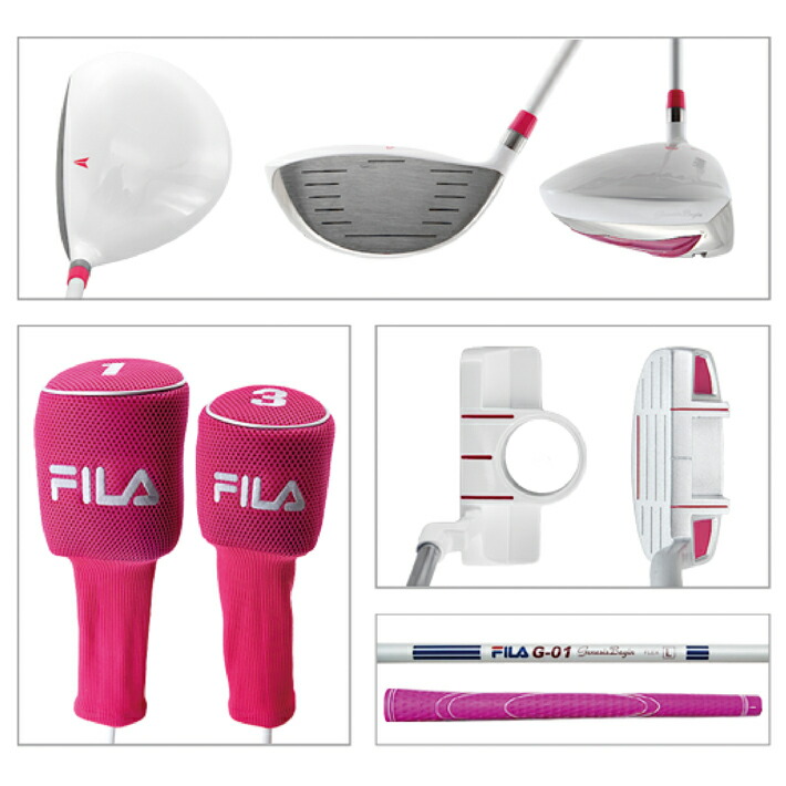 楽天市場】FILA GOLF フィラ レディス ゴルフクラブ 14点セット FL-G01