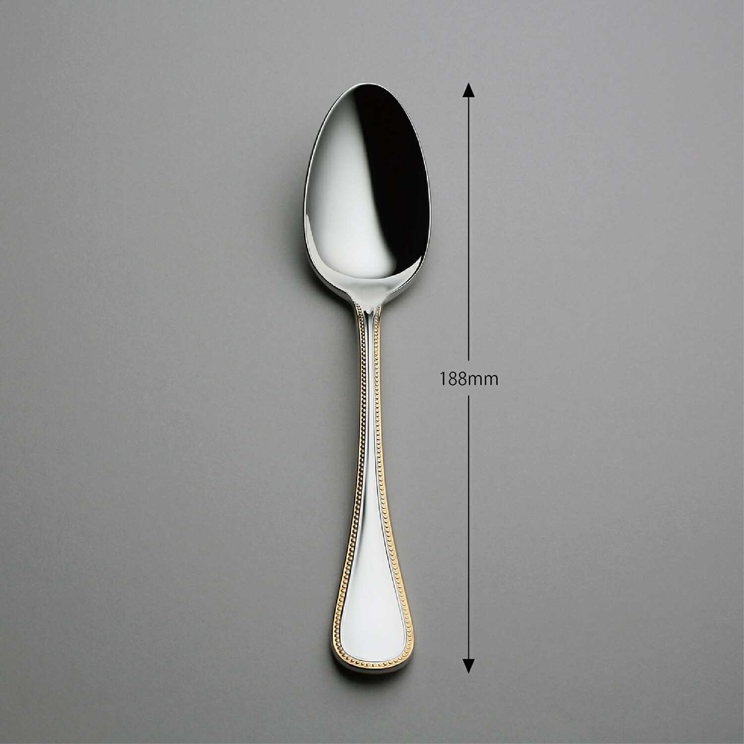 楽天市場】デザート（ディナー）スプーン フレンチアクセント 金彩