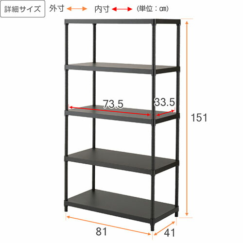 楽天市場】Luminous ルミナス 公式店 ラック ノワール スチールラック