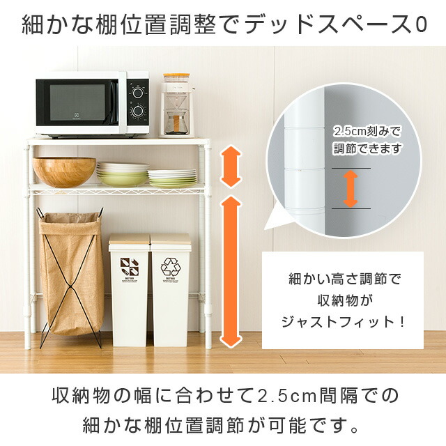 楽天市場】☆10％OFF☆ ルミナス キッチンラック 幅60 ゴミ箱 上