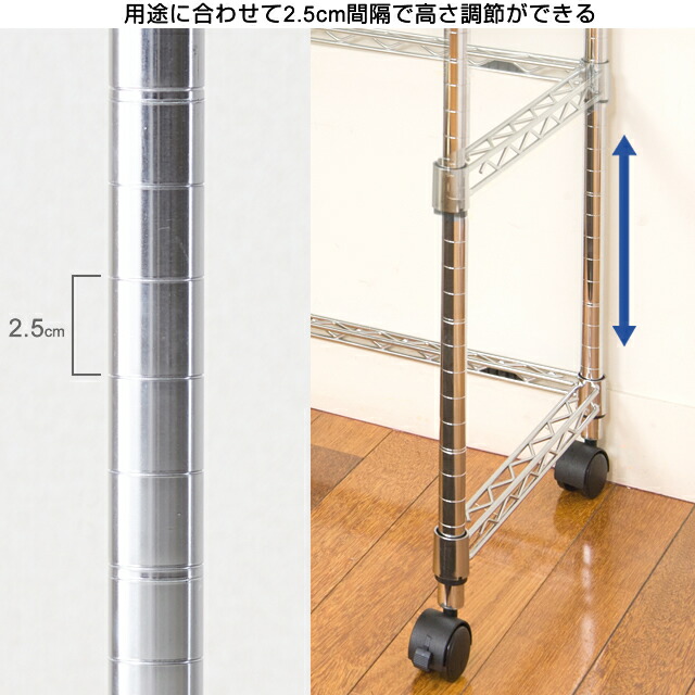 楽天市場】ルミナス 公式 ラック パーツ コの字バー 補強パーツ 幅120