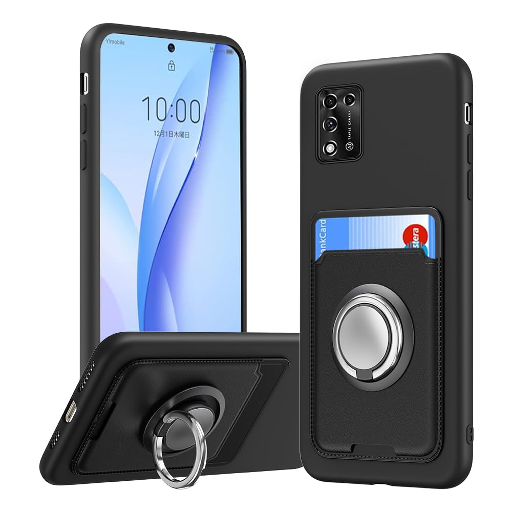 楽天市場】ZTE Libero 5G III ケース カード収納 リング付き 保護