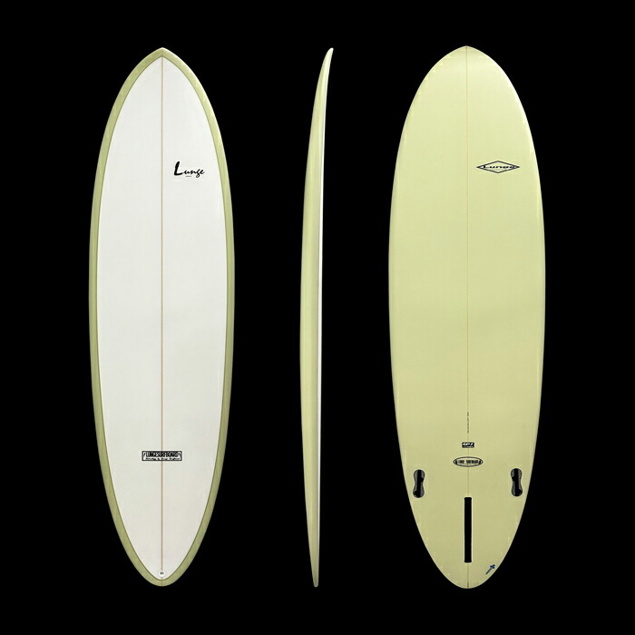 楽天市場】LUNGE KITE ミッドレングスサーフボード EPS グリーン ※配送