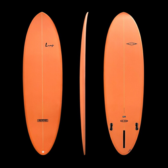 楽天市場】LUNGE KITE ミッドレングスサーフボード EPS オレンジ ※配送