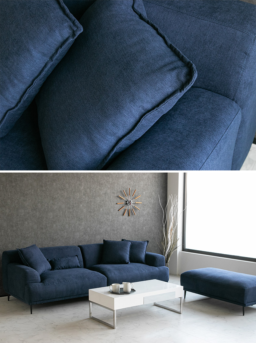 楽天市場】【送料無料】 カウチソファ l字 ファブリック ソファ ロー