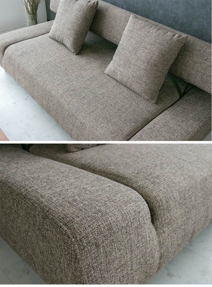 楽天市場】【送料無料】 ソファベッド 3人掛け ファブリック ソファー