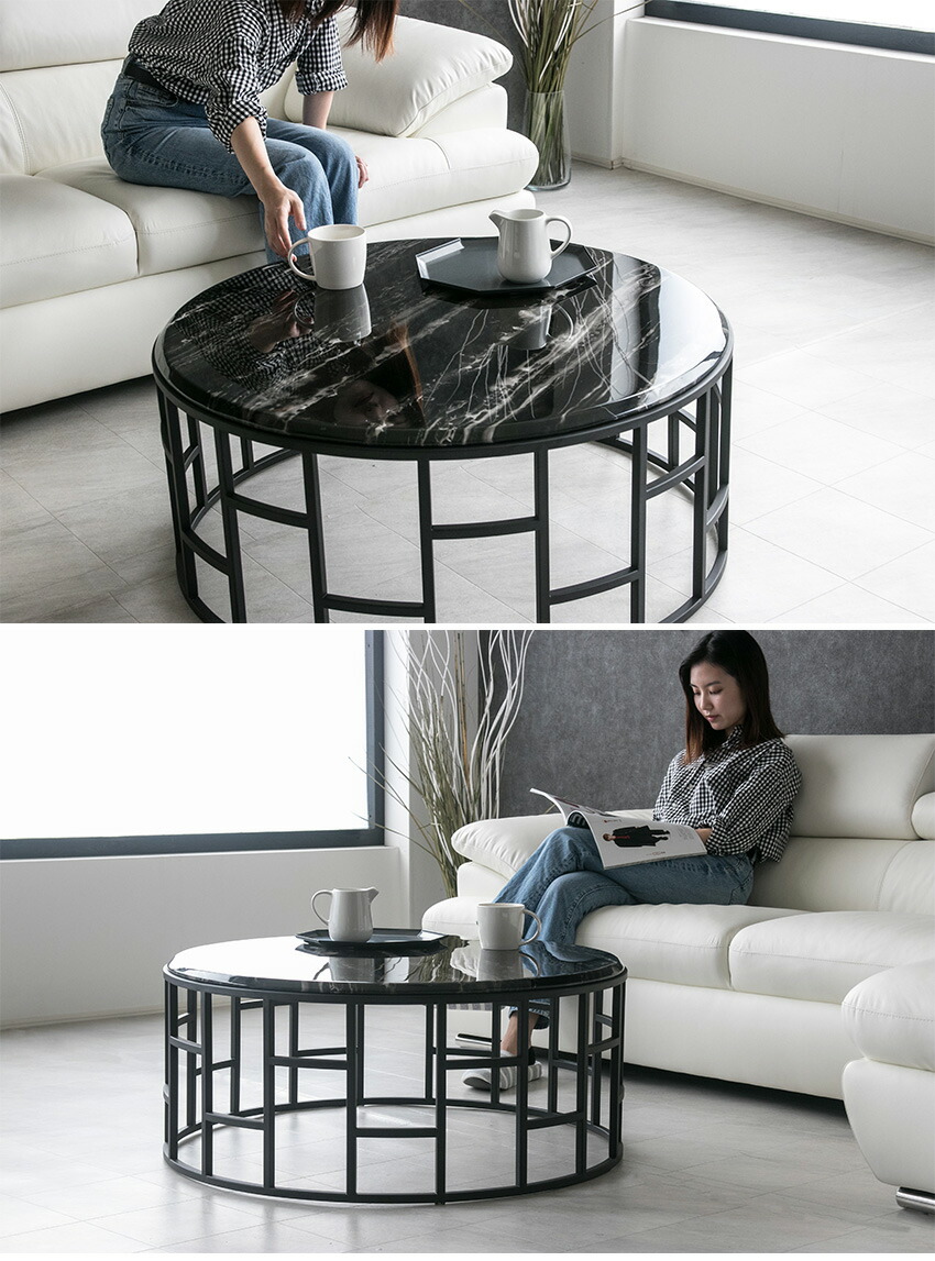 楽天市場】【送料無料】 センターテーブル 大理石 高級感 大理石柄