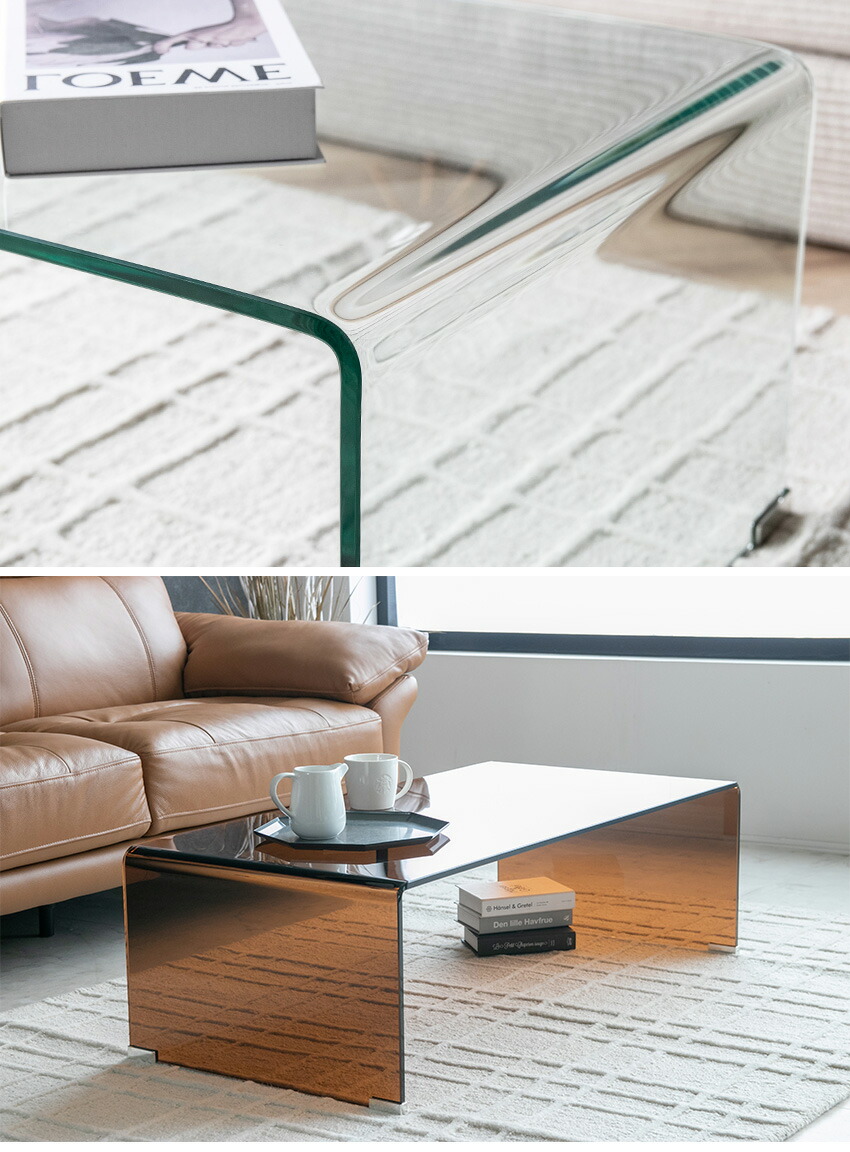 楽天市場】【送料無料】 センターテーブル 高級感 ガラス オールガラス