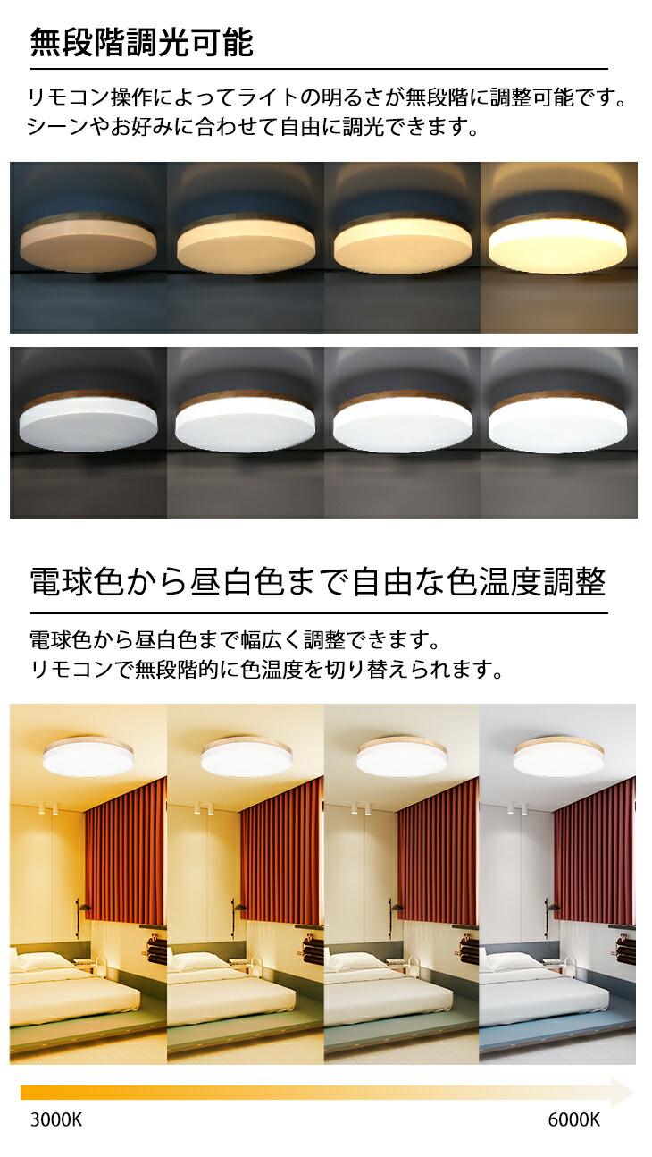 楽天市場】【スーパーSALE限定価格】Luxour【調光調色】LEDシーリング