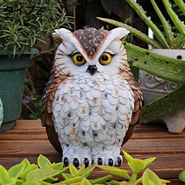 楽天市場】フクロウ 置物 オブジェ 北欧 F ふくろう 梟 リアル