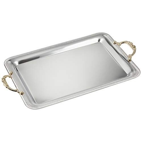 楽天市場】18-0ステンレス ティファニー角トレー (MR-263) 28×18cm