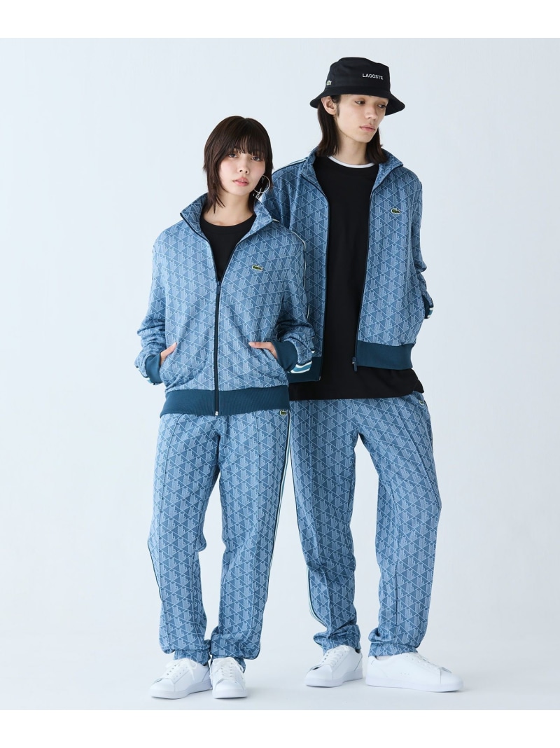 楽天市場】サイドテーピングモノグラムジャカードトラックパンツ