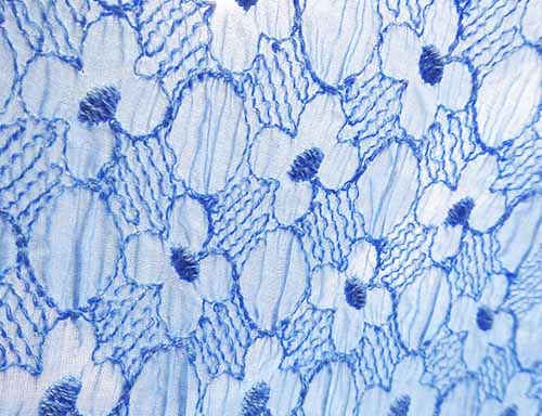 楽天市場】国産綿シュリンク生地フラワー柄 刺繍生地 (6色)【1個