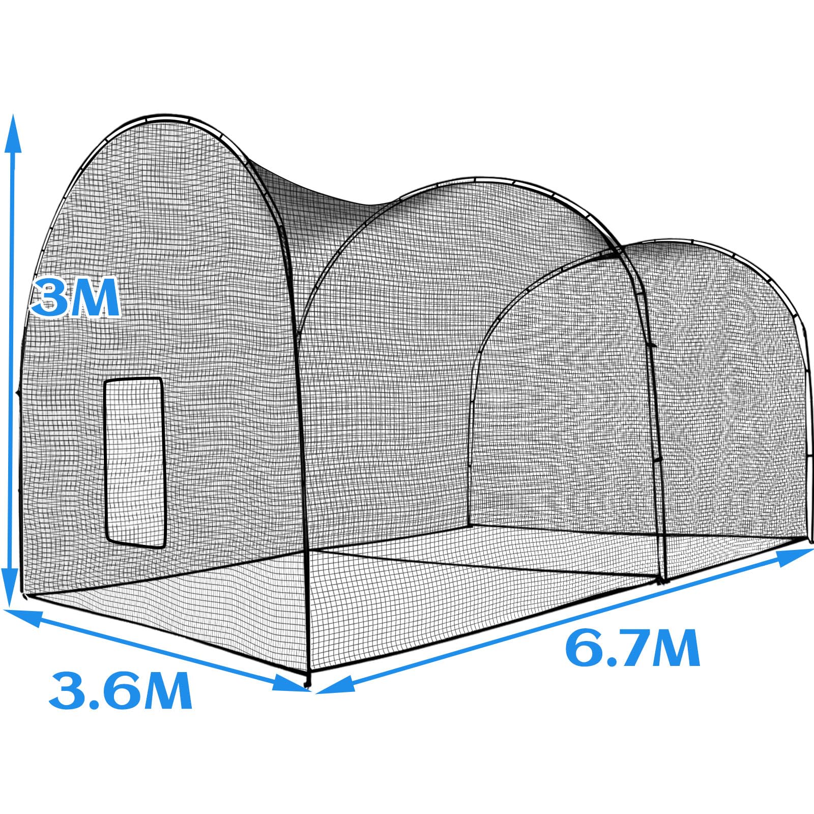 楽天市場】バッティングケージ 野球ネット バッティングネット 野球