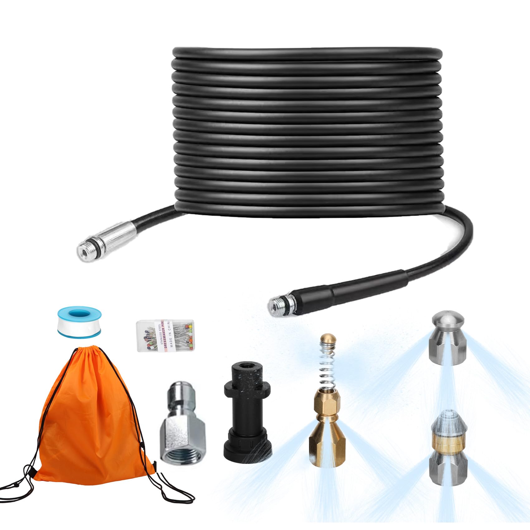 楽天市場】パイプクリーニングホース ケルヒャー対応 15m 高圧洗浄機