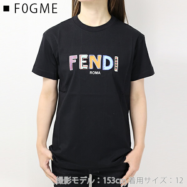 楽天市場】FENDI フェンディ Logo T-SHIRT ロゴT Tシャツ 半袖 クルー