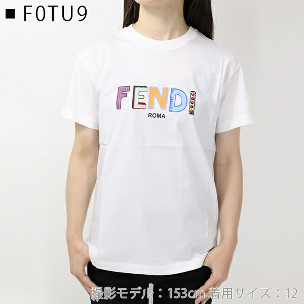 楽天市場】FENDI フェンディ Logo T-SHIRT ロゴT Tシャツ 半袖 クルー