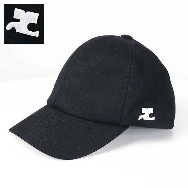 楽天市場】Courreges クレージュ LOGO WOOL CAP ベースボールキャップ