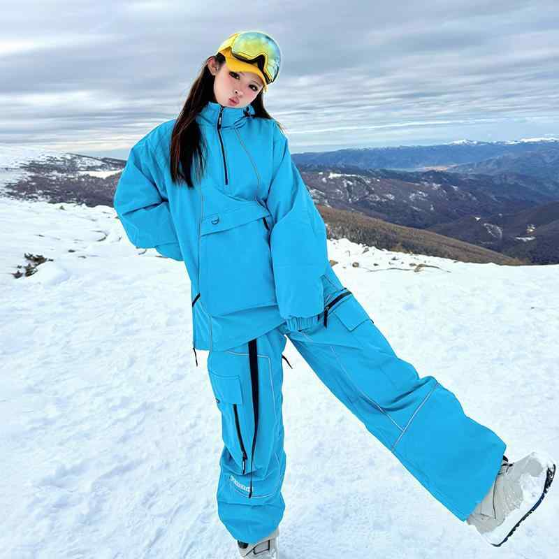 楽天市場】スノーボードウェア 上下セット メンズ レディース コバルト