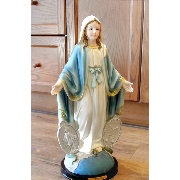 楽天市場】ブルー マリア像 L マリア様 聖母マリア像 置物 置き物