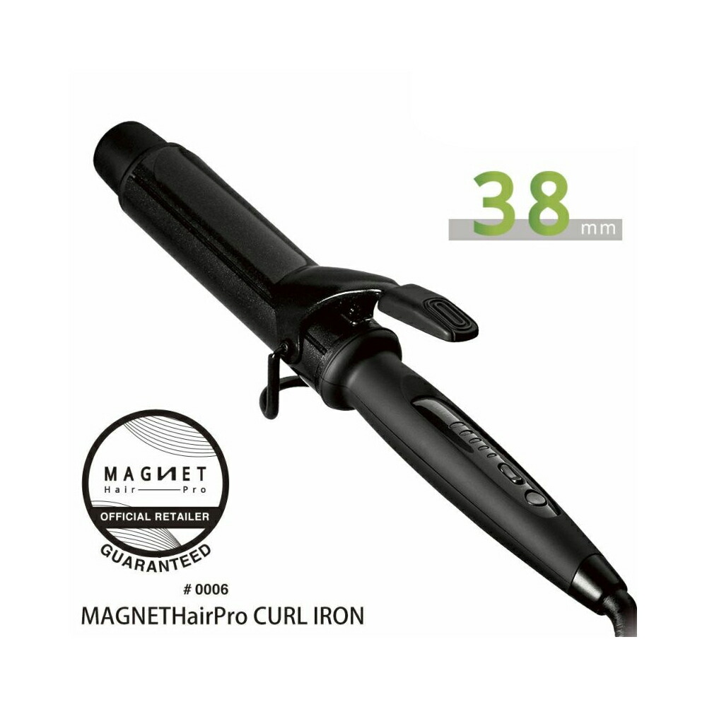 楽天市場】マグネットヘアプロ カールアイロン 38mm MAGNETHairPro