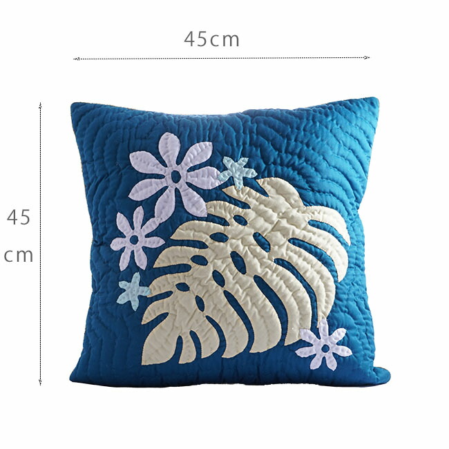 楽天市場】ハワイアンキルトクッションカバー ハワイアンキルト 手縫い