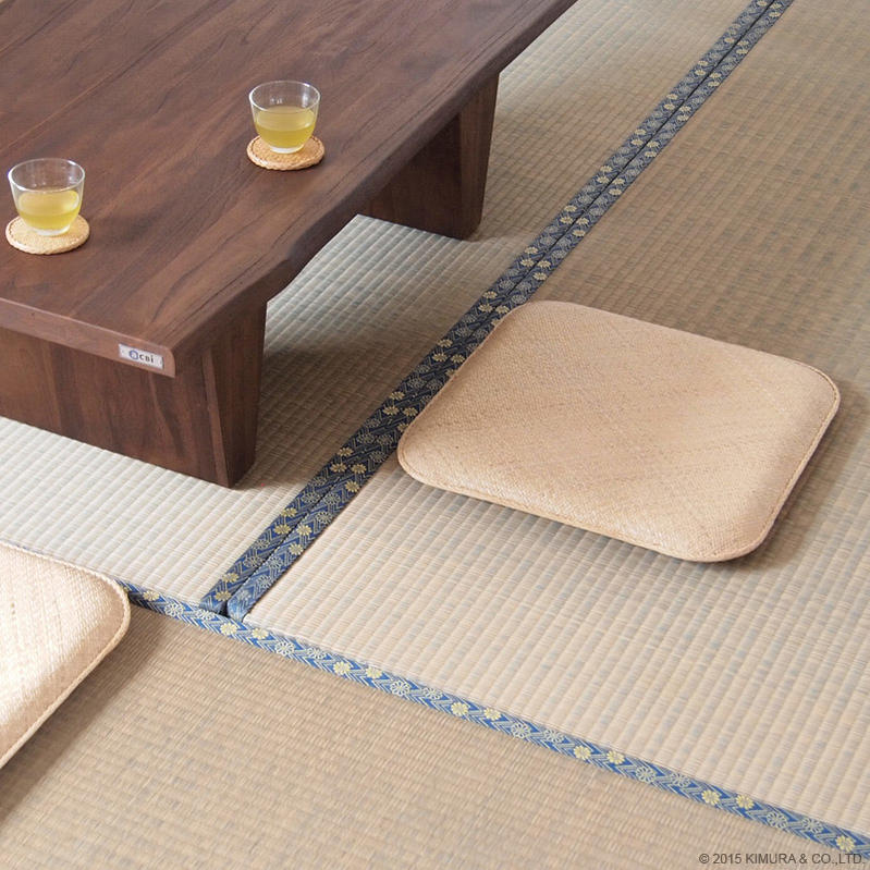 楽天市場】座布団 座蒲団 籐 ラタン 網代 あじろ 45cm角