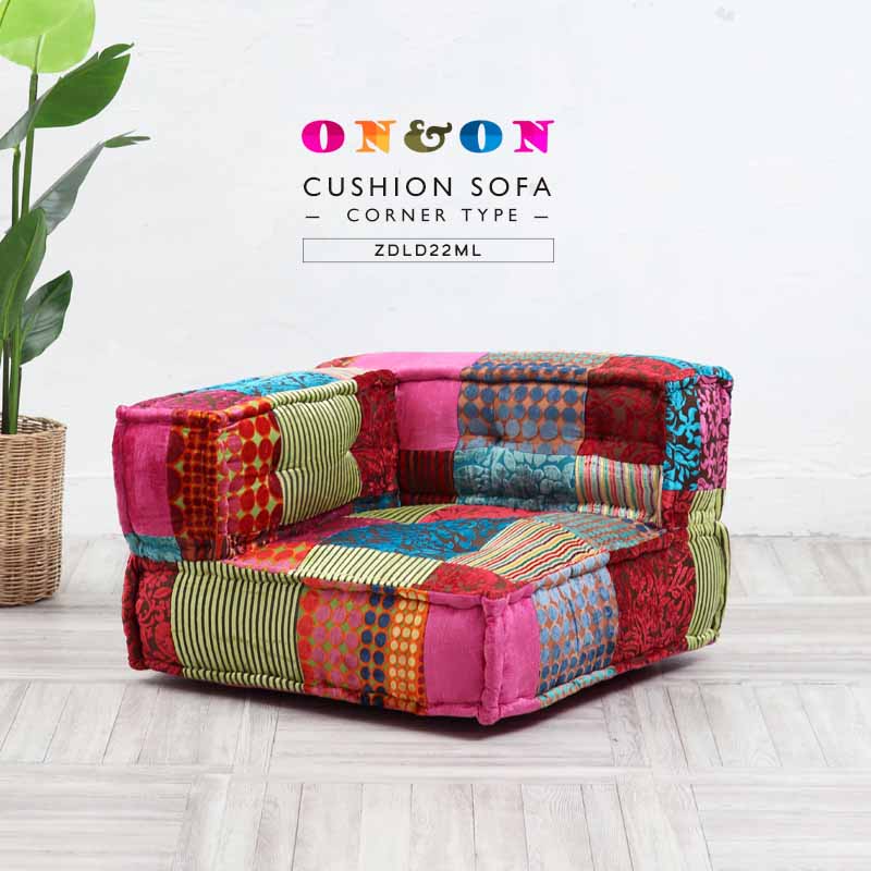 楽天市場】クッションソファ コーナータイプ ローソファ フロアソファ